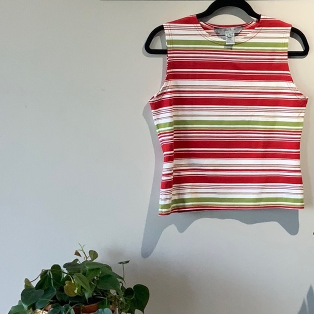 Striped Sleeveless Top